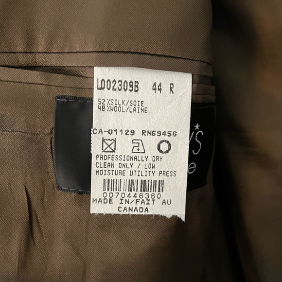 Kasper Men’s Silk & Wool Suit Jacket - Picture 4 of 4